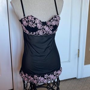 Sexy and feminine rampage Teddy and string bikini panty lingerie.